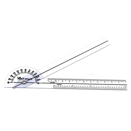 A2Z SCILAB Plastic 6" Economy 180 Degree Goniometer A2Z-ZR682